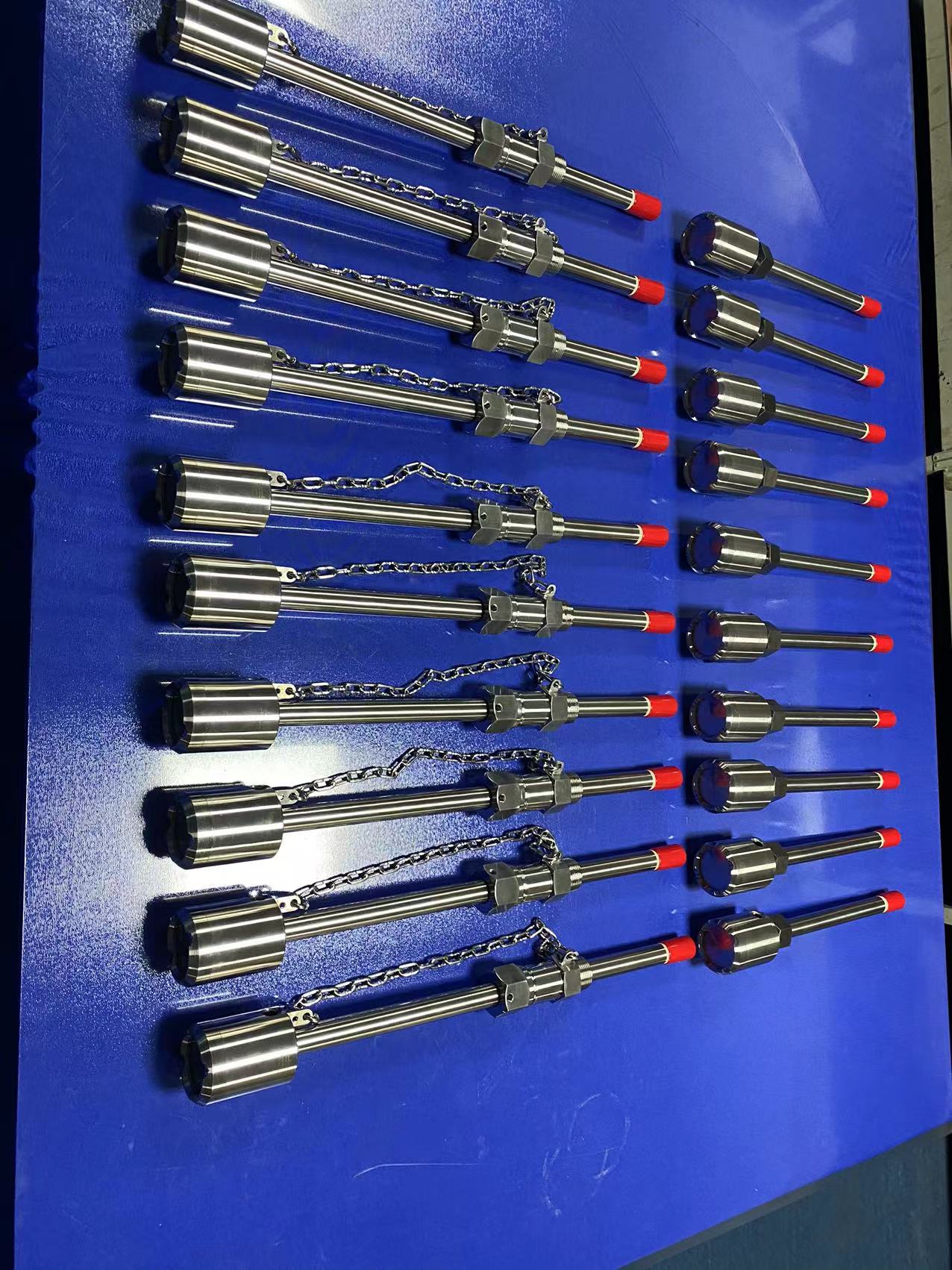 Batch delivery of Grenade-style insertion electromagnetic flow meter